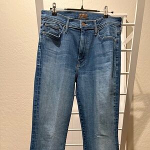 MOTHER Indigo Denim Pants